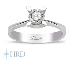 Lilarote 0.22 Ct Pırlanta Tektaş Yüzük