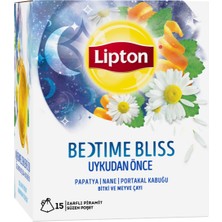 Lipton Bedtime Bliss - Uykudan Önce 22.5 gr Bardak Poşet Bitki Ve Meyve Çayı