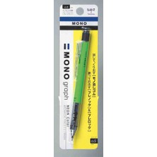 Tombow Versatil Monograph 05 Neon Yeşil Mekanik Kurşun Kalem 0.5 mm Yüksek Kalite Tasarım