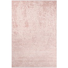 Bahariye Nehir DG 9694 Pembe 155 x 230 cm Saçaklı Modern Halı