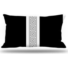 Kırlentim Yunananahtarı Dekoratif Kırlent Kılıfı