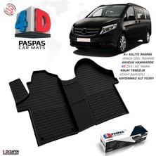 S-Dizayn Mercedes Vito W447 4D Havuzlu Paspas 2014 ve Üzeri