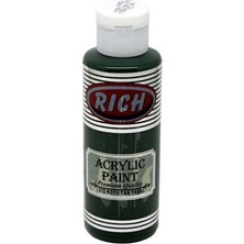 Rich Akrilik Boya 130 Cc Koyu Yağ Yeşili