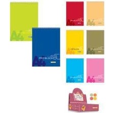 Klas Bloknot Spiralli A-4 Kareli 40 Yaprak 12 Li K0354 (1 Paket 12 Adet)