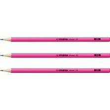 Stabilo Kurşun Kalem Neon Mercanlı Pembe 317/2B-56 12 Li (1 Paket 12 Adet)