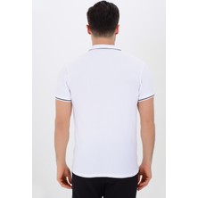 Tyron Erkek Pamuklu Polo T-Shirt Beta