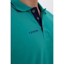 Tyron Erkek Pamuklu Polo T-Shirt Beta