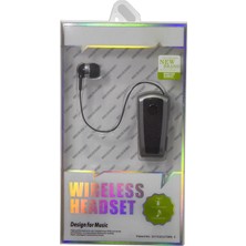 Wireless Headset Makaralı Bluetooth Kulaklık