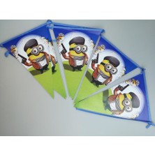 Event Party Store Minions Bayrak Mavi