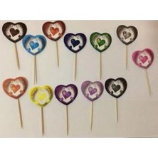 Event Party Store Renkli Kalp Kürdan 20'li