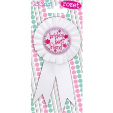 Event Party Store Rozet Bride'S Best Friend Beyaz
