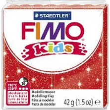 Staedtler Fimo Kids Polimer Kil 42Gr. Glitter Red