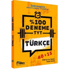 Fides Yayınları TYT Türkçe %100 40x15 Deneme