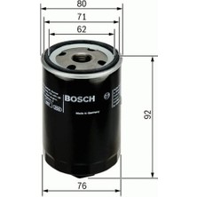 Bosch E.No:0986Tf0008 Yağ Filtresi Volkswagen Bora Polo Golf III Golf I