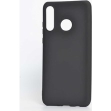 Case 4U Huawei P30 Lite Kılıf Klasik Mat Renkli Yumuşak Premier Silikon Siyah