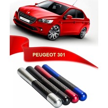 Waxen Peugeot 301 Uyumlu Karbon Desenli Çubuk Anten Kısa Anten - Siyah