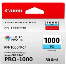 Canon PFI-1000PC Foto Mavi Kartuş