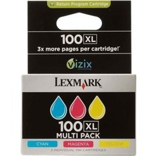 Lexmark 100XL-14N0850E Renkli Kartuş