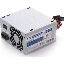 TX PowerMAX 250W 2xSATA, 2xIDE Bilgisayar Power Supply (TXPSU250S1)