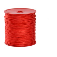 Globe 1,5 Mm Polyester Çok Amaçlı İp Halat - Kırmızı - 200 M. - Makaralı