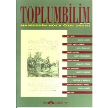 Toplumbilim Sayı: 6 Haziran 1997 Nasreddin Hoca Özel Sayısı