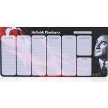 Keskin Color Ebat: 12*26 cm Haftalık Planner Blok Atatürk