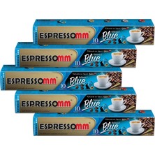 ESPRESSOMM Blue Kapsül Kahve-Kafeinsiz! (50 Adet) - Nespresso Uyumlu