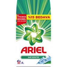Ariel 8 kg Toz Çamaşır Deterjanı Dağ Esintisi Beyazlar İçin