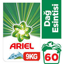Ariel 9 kg Toz Çamaşır Deterjanı Dağ Esintisi Beyazlar İçin