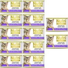 Nutri Feline Tavuk Eti & Hindi Eti Konserve Yetişkin Kedi Maması 85 gr 12 Adet