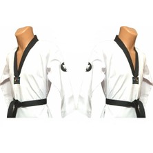 Siyah Yaka Taekwondo Elbisesi Pitbull Siyah Yaka Tekvando Elbisesi