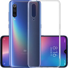 Case 4U Xiaomi Mi 9 SE Kılıf Süper Silikon Arka Kapak Şeffaf