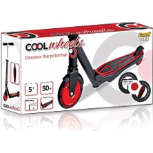 Furkan  Cool Wheels 2 Tekerlekli Scooter Kask set Kırmızı