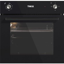 Twix Kumtel Twix Siyah Eco Ankastre 3 Lü Set (Dp6-S + Ko-410Bf + A6-S2)