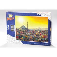 King Of Puzzle Fatih Camii Ahşap Puzzle 500 Parça (SY04-D)