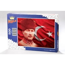 King Of Puzzle Atatürk Ahşap Puzzle 500 Parça (TR08-D)