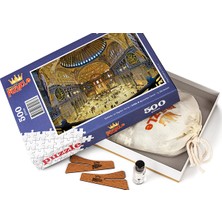 King Of Puzzle Ayasofya Camii - İç Görünüm Ahşap Puzzle 500 Parça (SY06-D)