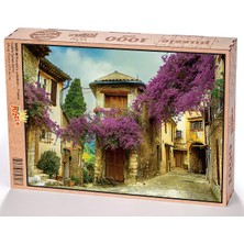 King Of Puzzle Provence Sokakları - Fransa Ahşap Puzzle 1000 Parça (SK07-M)