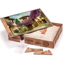 King Of Puzzle Provence Sokakları - Fransa Ahşap Puzzle 1000 Parça (SK07-M)