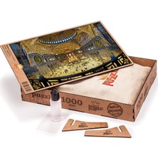 King Of Puzzle Ayasofya Camii - İç Görünüm Ahşap Puzzle 1000 Parça (SY05-M)