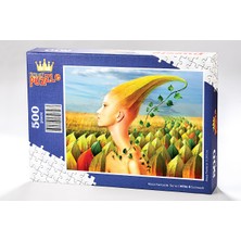 King Of Puzzle Sarmaşık Ahşap Puzzle 500 Parça (MF06-D)