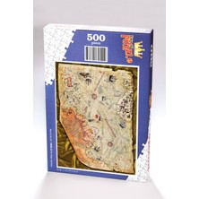 King Of Puzzle Piri Reis Haritası Ahşap Puzzle 500 Parça (HR02-D)