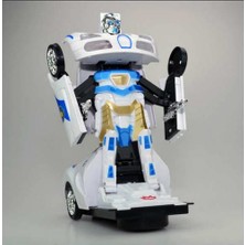 Beren Transformers-Robota Dönüşen Işıklı, Sesli, Sensörlü Polis Arabası