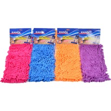 Zanix 3282 Nemli Makarna Mop Ucu - Mikrofiber Şönil Paspas Yedeği 50 cm Pembe