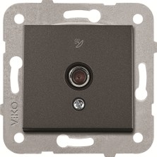 Viko Artline Novella Uydu Prizi  F Sonlu - Siyah ( Çerçeve Hariç )