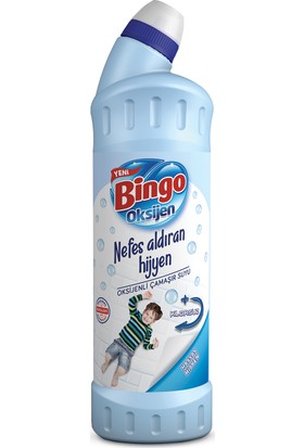 Bingo Oksijen Çamaşır Suyu Limon Kokulu 750 Ml