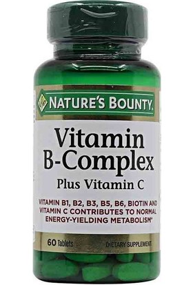Nature's Bounty Vitamin B-Complex 60 Tablet
