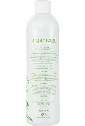 Organicum Yağlı Saçlar İçin Şampuan 350 ml