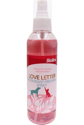 Bioline Kedi ve Köpek Parfümü Love Letter 207 Ml