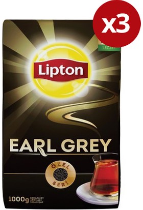 Lipton Earl grey Dökme Çay 1000gr X 3' lü